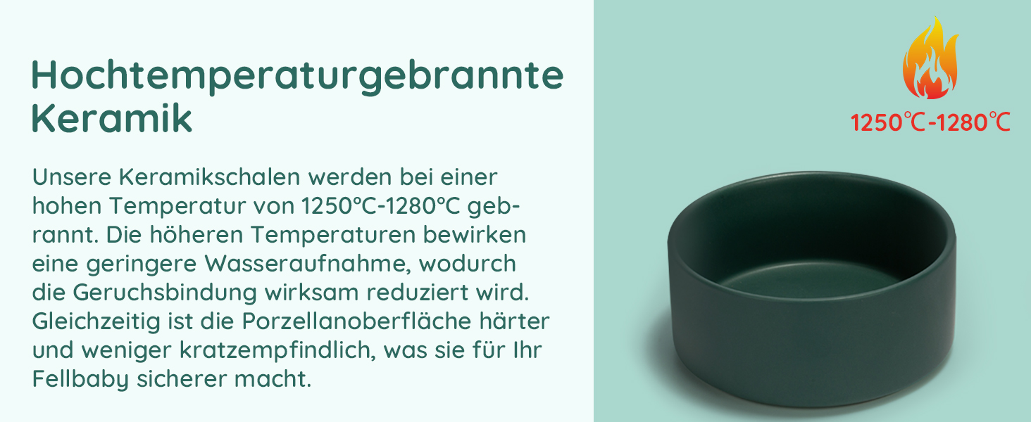 SPUNKYJUNKY Keramik Hundenapf Fressnapf Futternapf Katzennapf Napf für Katzen und Hunde (400ml, Farbverlauf Blau)